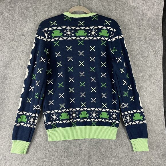 Star Wars The Mandalorian Grogu Holiday Sweater Mens Medium Ugly Christmas Yoda - Picture 9 of 13